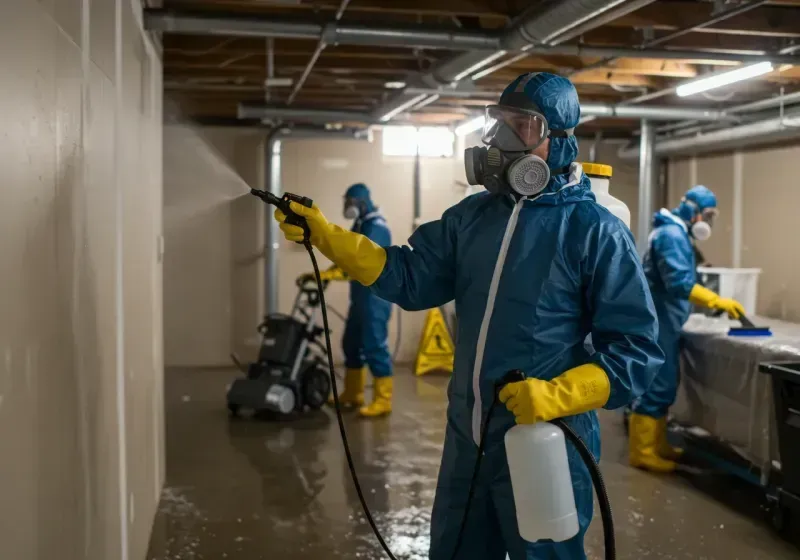 Basement Sanitization and Antimicrobial Treatment process in Jefferson County, TN